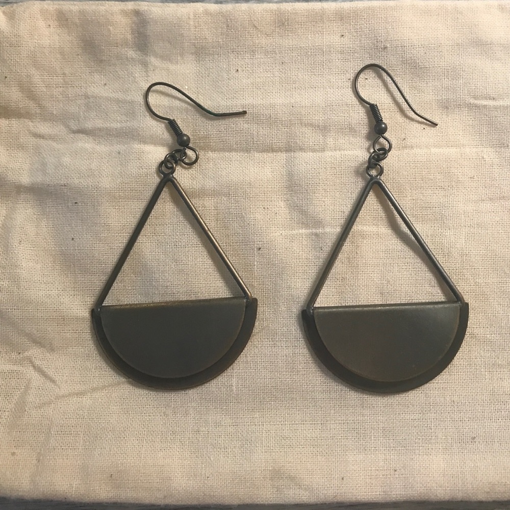 Brass type Earrings BOUGHT at Willa